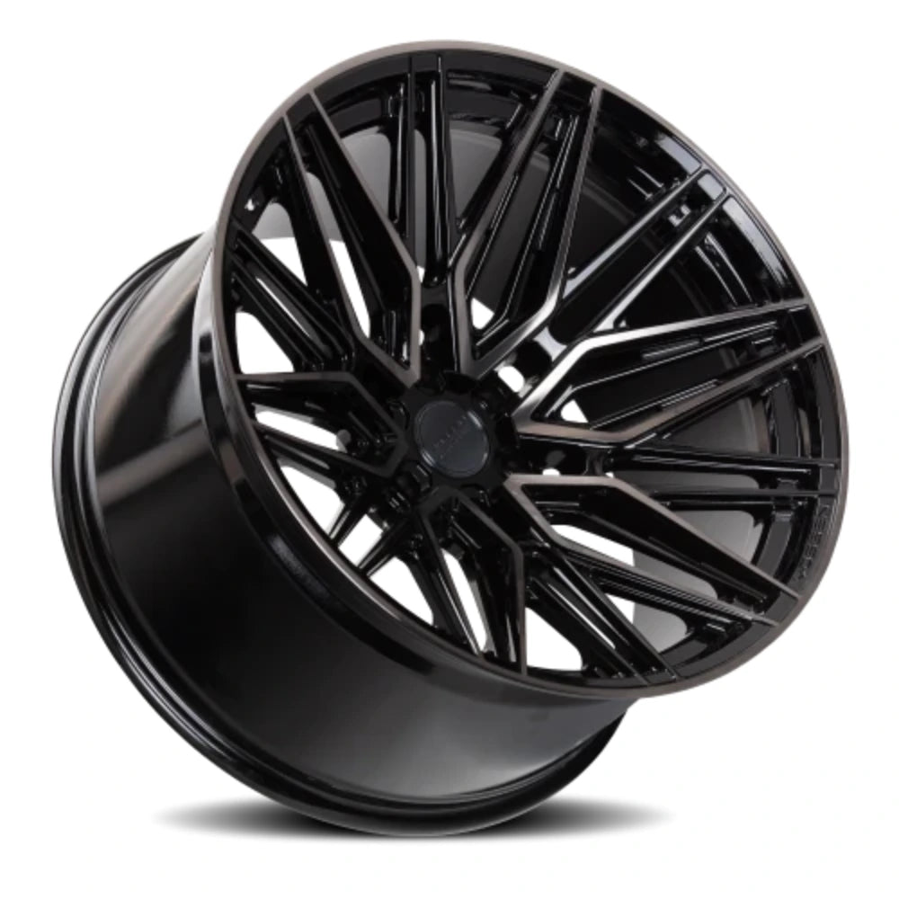 Vossen HF6-5 22x9.5 / 6x139.7 / ET20 / Deep Face / 106.1 - Tinted Gloss Black Wheel - Vossen HF65-2G21