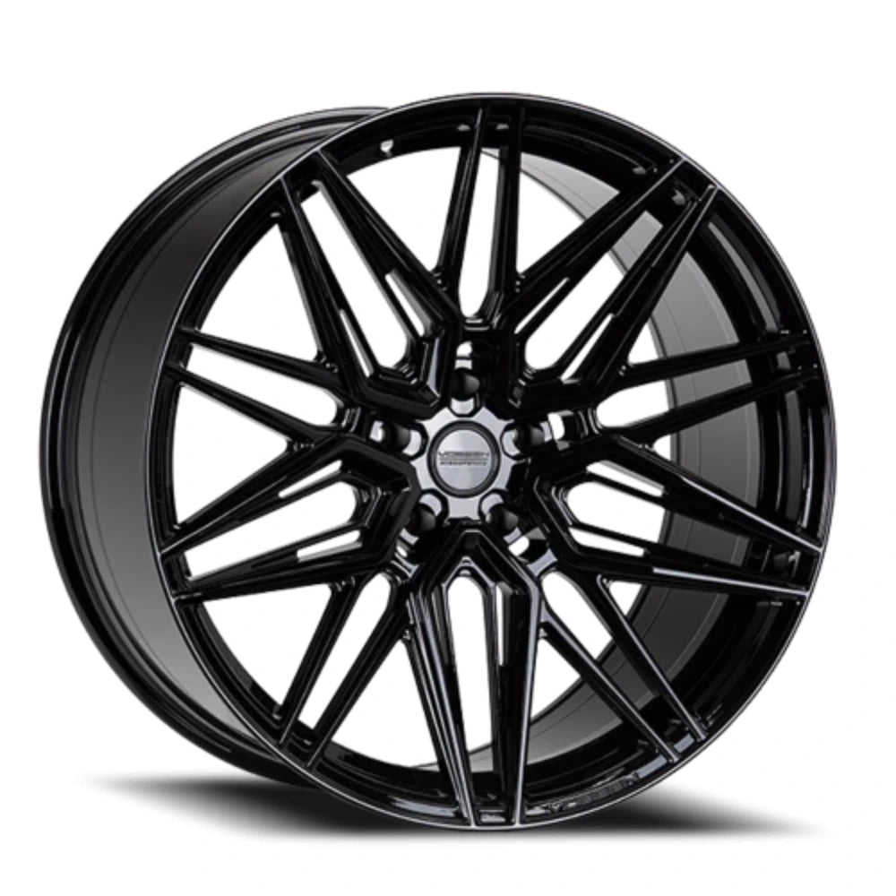 Vossen HF-7 20x9.5 / 5x120 / ET20 / Deep Face / 72.56 - Gloss Black Wheel - Vossen HF7-0B05