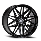Vossen HF-7 21x9.5 / 5x114.3 / ET35 / Deep Face / 64.1 - Gloss Black Wheel