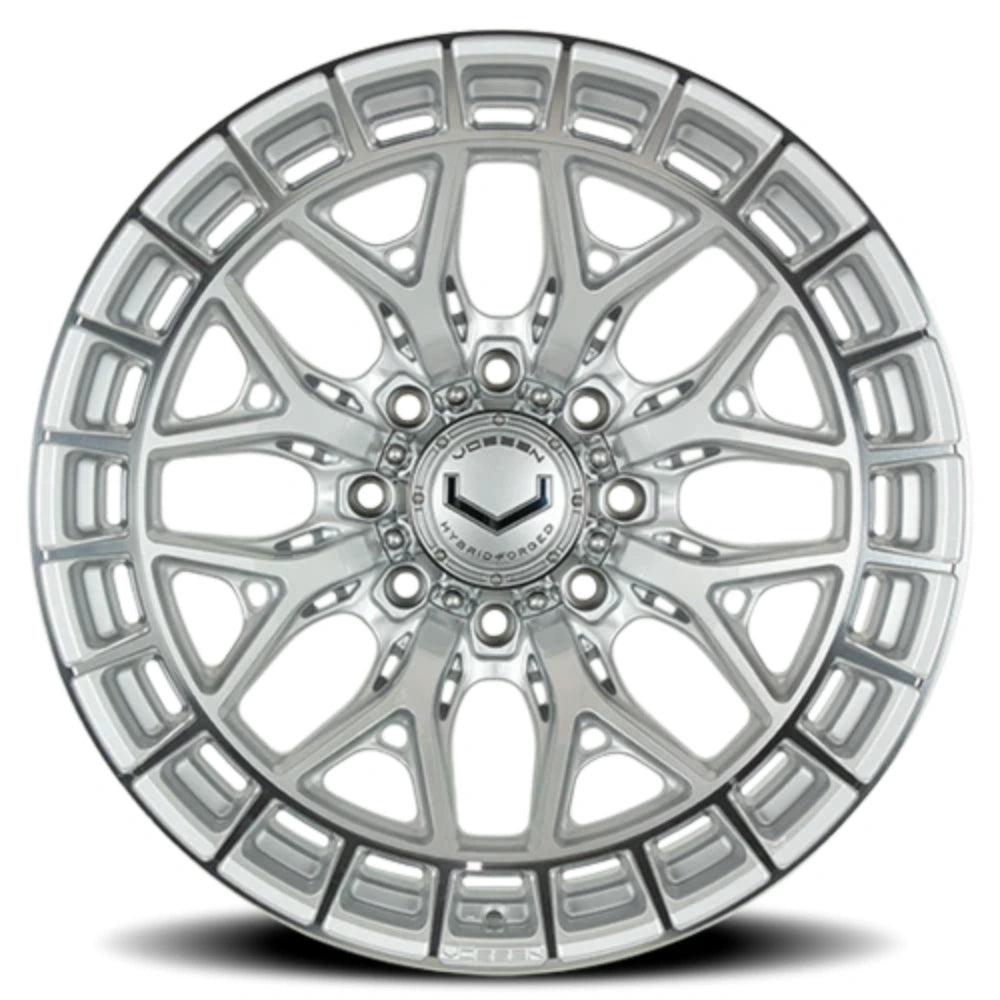 Vossen HFX-1 22x10 / 8x170 / ET-18 / Super Deep / 125.1 CB - Silver Polished Wheel - Vossen HFX1-2Y20-SP