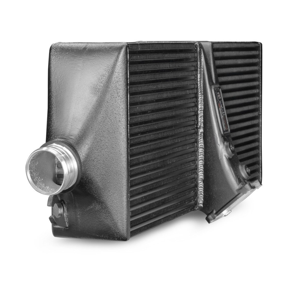 Wagner Tuning 200001181 intercooler kit unboxed showing all components and hardware