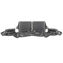 Load image into Gallery viewer, Wagner Tuning Competition intercooler kit with carbon air ducts for Porsche 992 Turbo on white background