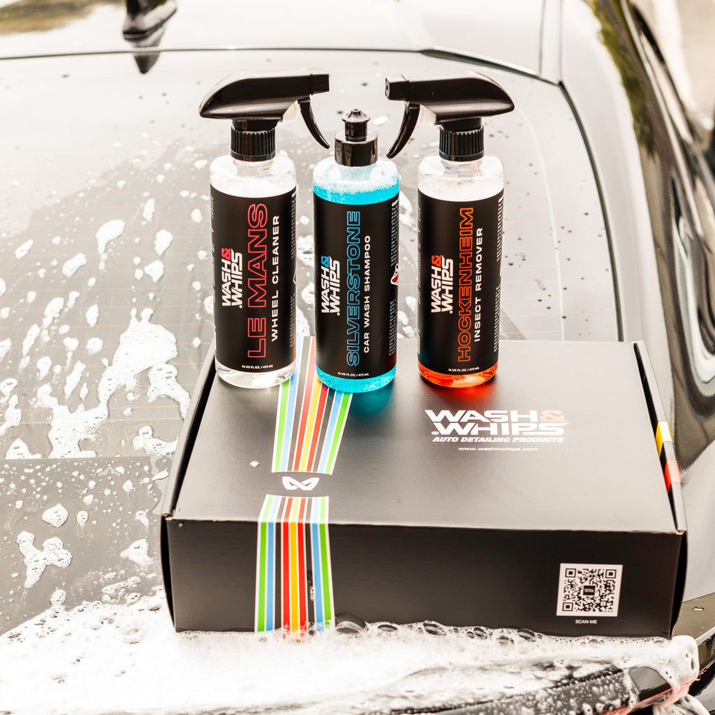 WASH & WHIPS 3-Step Car Care System