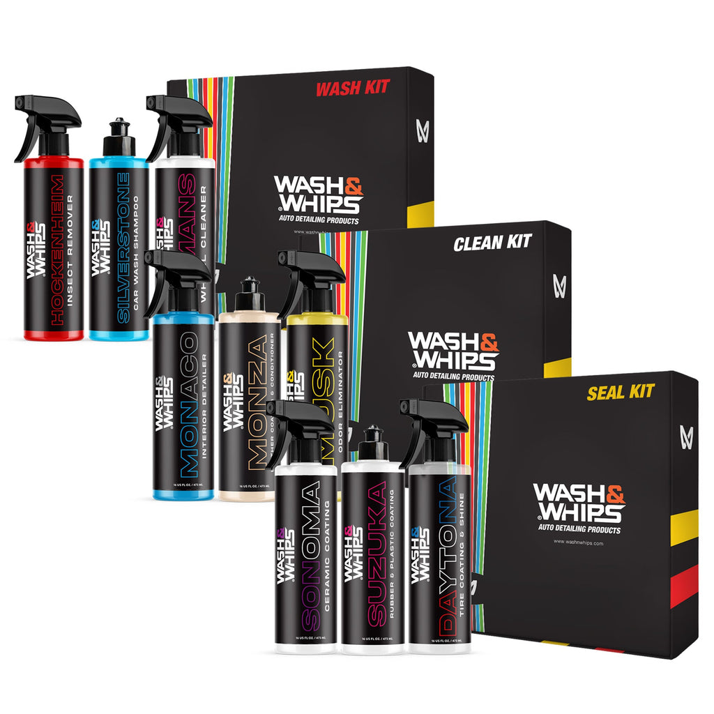 WASH & WHIPS 3-Step Car Care System