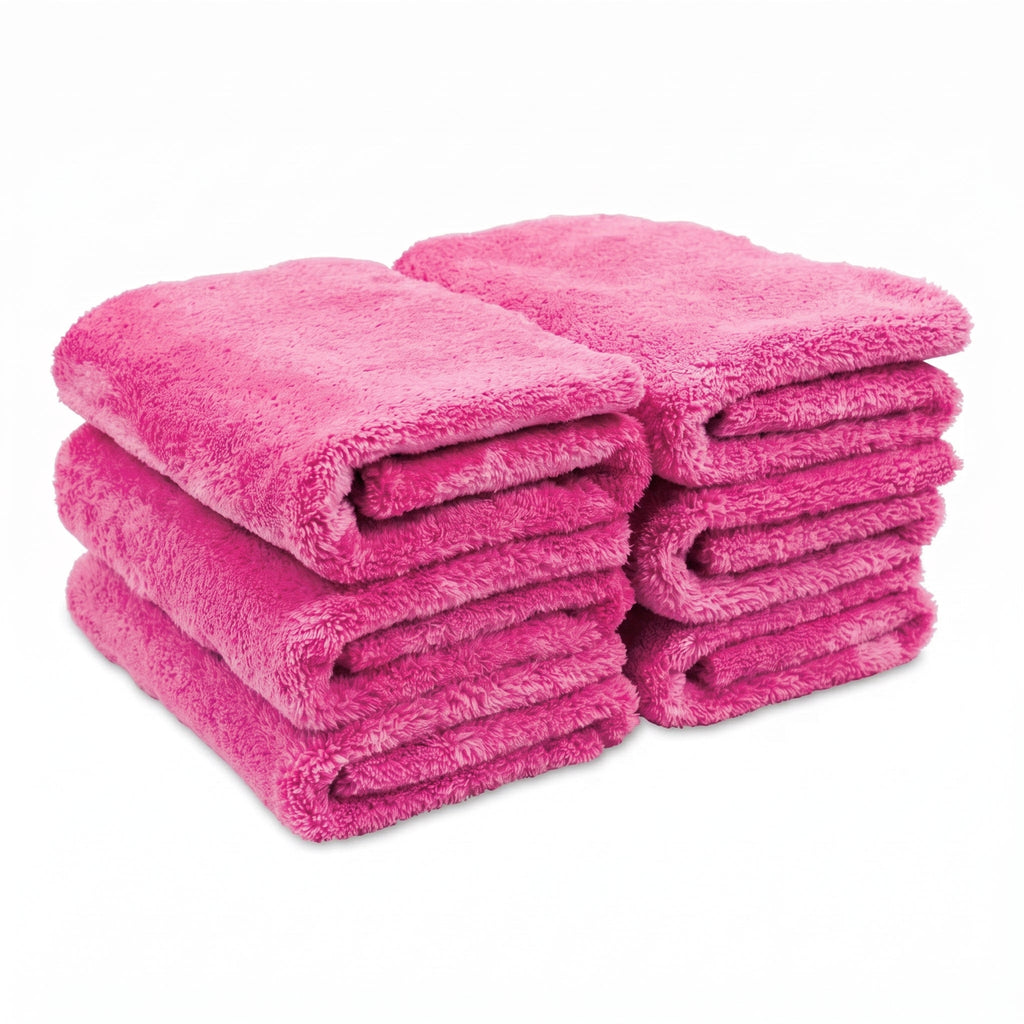 WASH & WHIPS Edgeless Microfiber Coral Fleece with Ultrasonic Edge 3 Pack