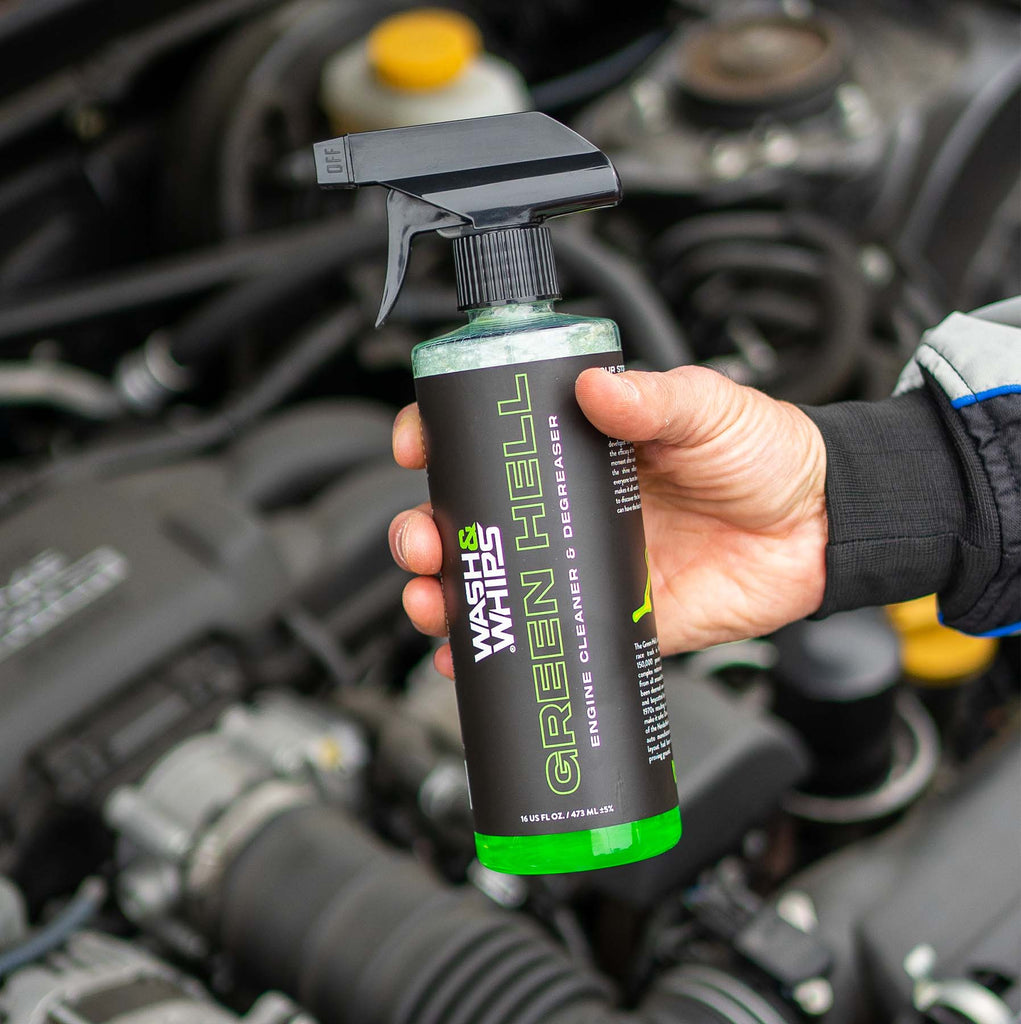 WASH & WHIPS Green Hell Engine Cleaner & Degreaser
