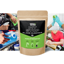 Load image into Gallery viewer, WASH &amp; WHIPS Pit Stop Glass Cleaner / All Surface Cleaner Refill Tablets (Makes 5 Gallons)