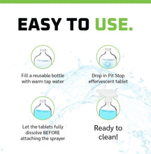 Load image into Gallery viewer, WASH &amp; WHIPS Pit Stop Glass Cleaner / All Surface Cleaner Refill Tablets (Makes 5 Gallons)