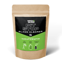 Load image into Gallery viewer, WASH &amp; WHIPS Pit Stop Glass Cleaner / All Surface Cleaner Refill Tablets (Makes 5 Gallons)
