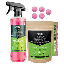 Load image into Gallery viewer, WASH &amp; WHIPS Pit Stop Glass Cleaner / All Surface Cleaner Refill Tablets (Makes 5 Gallons)