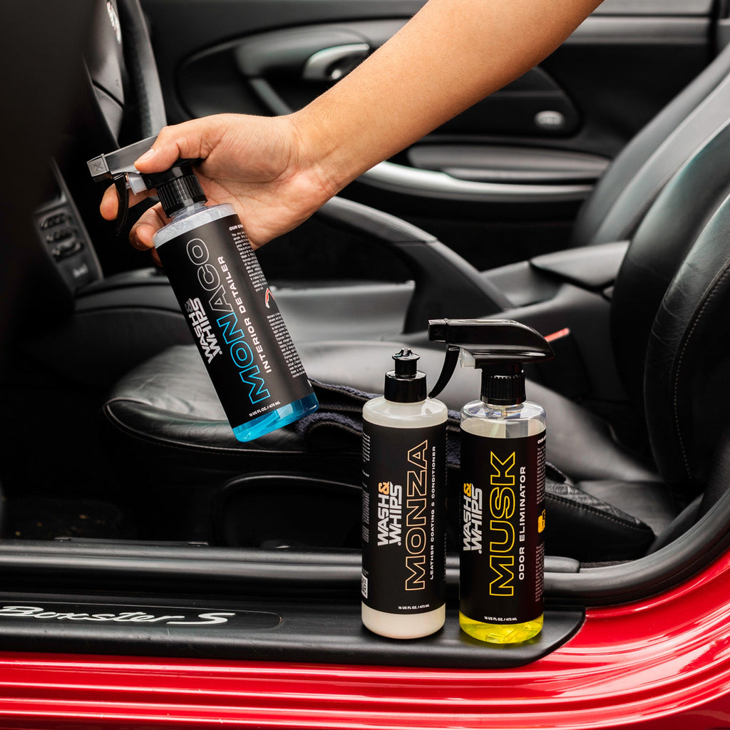 WASH & WHIPS Quick Detailing Pro Kit for Auto Detailing - 16-Piece