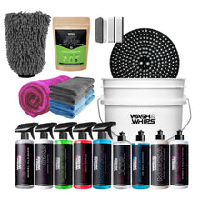 Load image into Gallery viewer, WASH &amp; WHIPS Quick Detailing Pro Kit for Auto Detailing - 16-Piece