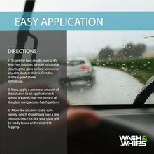 Load image into Gallery viewer, WASH &amp; WHIPS SF45 Anti-Fog For Car Windshields