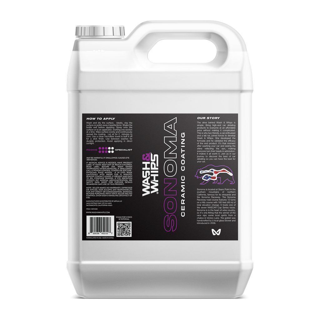 WASH & WHIPS Sonoma Ceramic Finishing Coating Spray - 9H