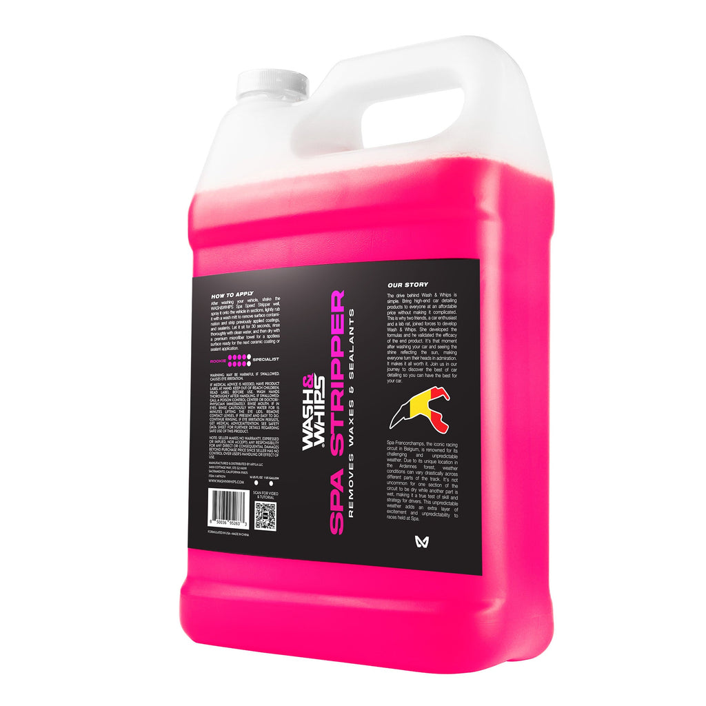 WASH & WHIPS SPA Stripper - Removes Waxes & Sealants