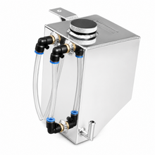 Load image into Gallery viewer, Weapon R 24 fl oz stealth black aluminum coolant catch tank with top outlet design