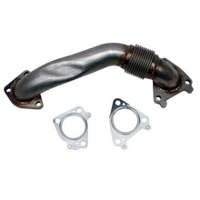 Load image into Gallery viewer, Wehrli 01-04 Chevrolet 6.6L Duramax LB7 2in Stainless Pass. Side Up Pipe w/Gaskets (Single Turbo) - Black Ops Auto Works