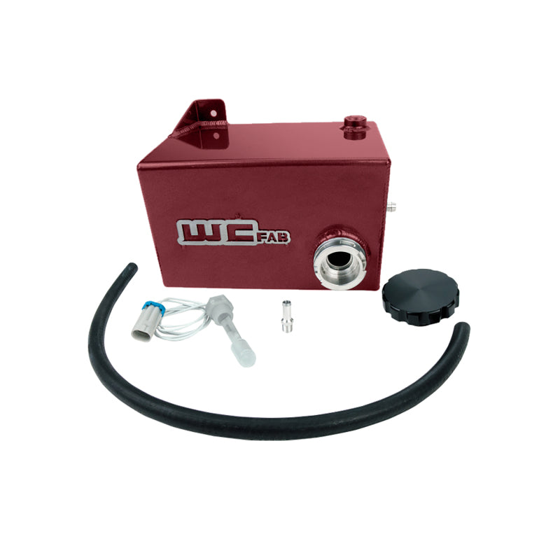 Wehrli 01-06 Chevrolet 6.6L LB7/LLY/LBZ Duramax OEM Placement Coolant Tank Kit - WCFab Red - Black Ops Auto Works
