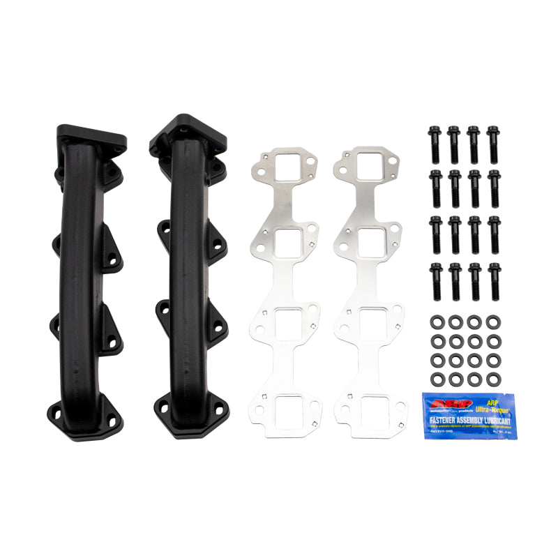 Wehrli 01-16 Chevrolet Duramax Exhaust Manifold Kit w/ Gaskets & Hardware - Black Ops Auto Works