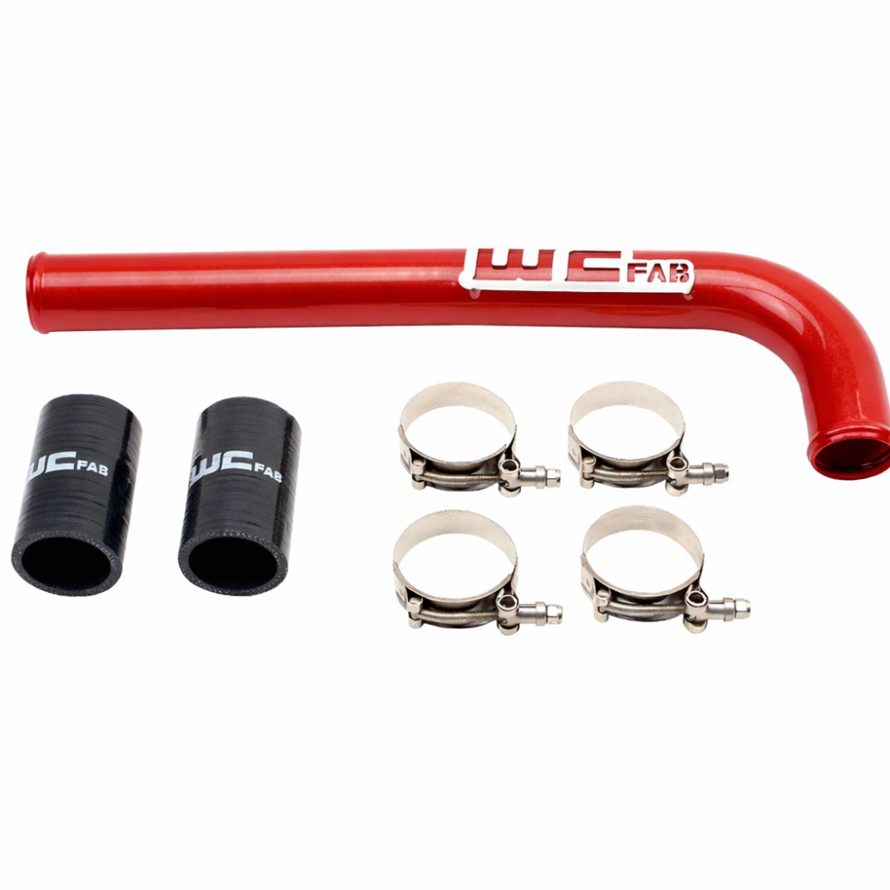 Wehrli Wehrli 10-18 Dodge 6.7L Cummins Upper Coolant Pipe - Candy Red