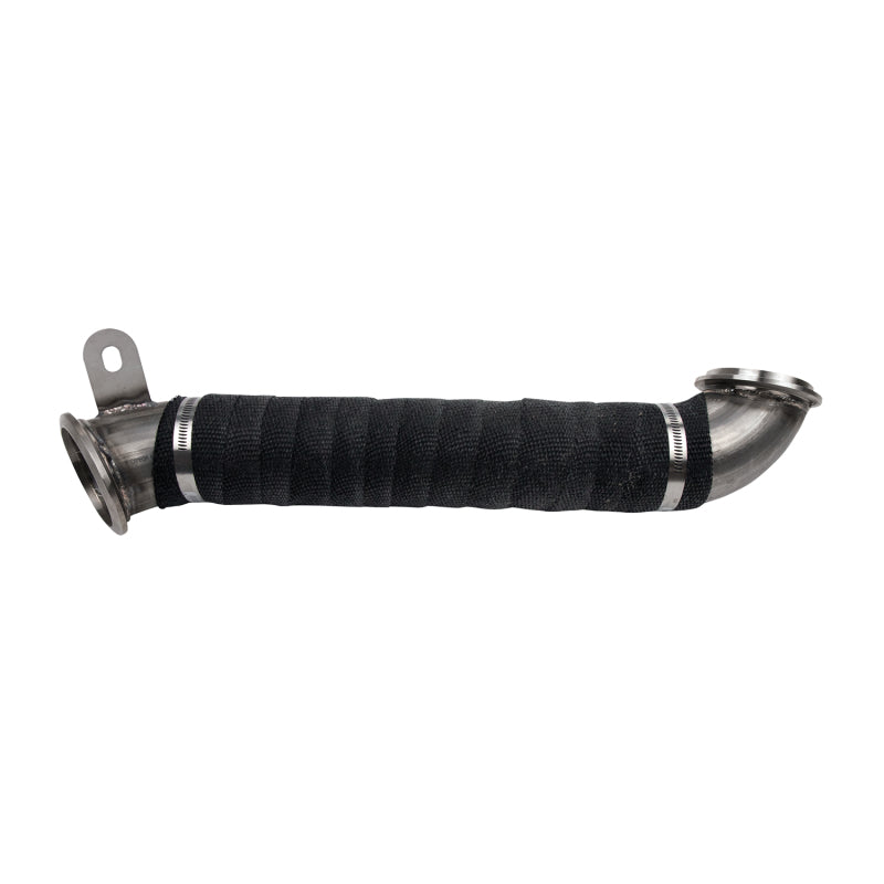Wehrli 11-15 Chevrolet 6.6L LML Duramax 3in Stainless Down Pipe (V-Band Style) - Black Ops Auto Works