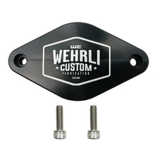 Load image into Gallery viewer, Wehrli 11-16 Chevrolet 6.6L LML Duramax Turbo Resonator Billet Block Off Plate - Black Ops Auto Works