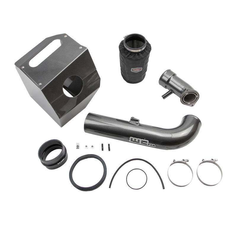 Wehrli 17-19 Chevrolet 6.6L L5P 4in Intake Kit Stage 2 - Gloss Black - Black Ops Auto Works