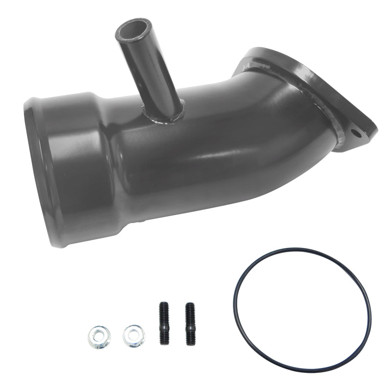 Wehrli 17-19 Chevrolet 6.6L L5P Duramax 3.5in Intake Horn w/PCV Port - Gloss White - Black Ops Auto Works