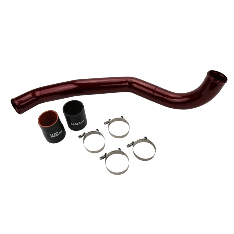 Wehrli 17-19 Chevrolet 6.6L L5P Duramax Driver Side 3in Intercooler Pipe - WCFab Red - Black Ops Auto Works