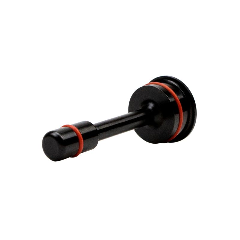 Wehrli 17-19 L5P Duramax Billet Anodized Transmission Cooler Thermostat Bypass Plug - Black Ops Auto Works