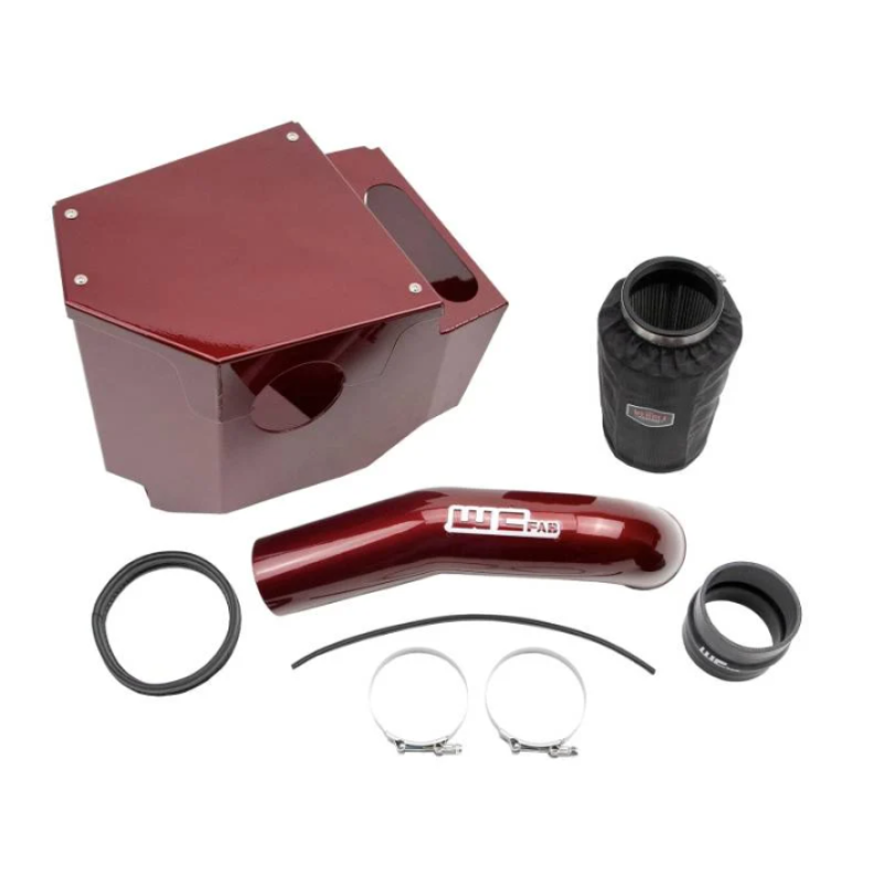 Wehrli 20-24 Chevrolet 6.6L L5P Duramax 4in Intake Kit - Red - Black Ops Auto Works