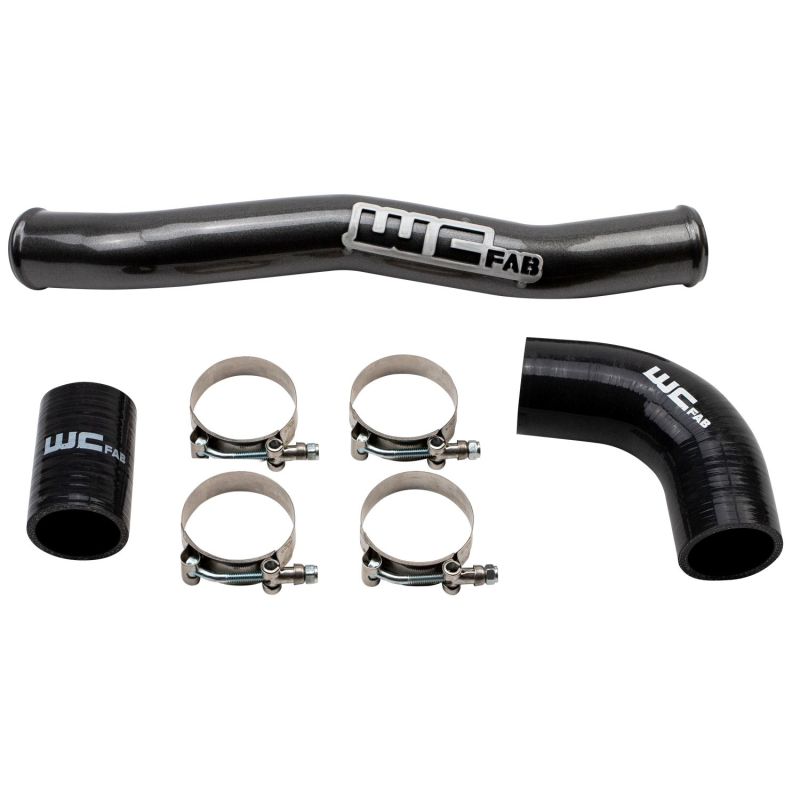 Wehrli 2020-2024 Chevrolet 6.6L L5P Duramax Upper Coolant Pipe - Gloss Black - Black Ops Auto Works