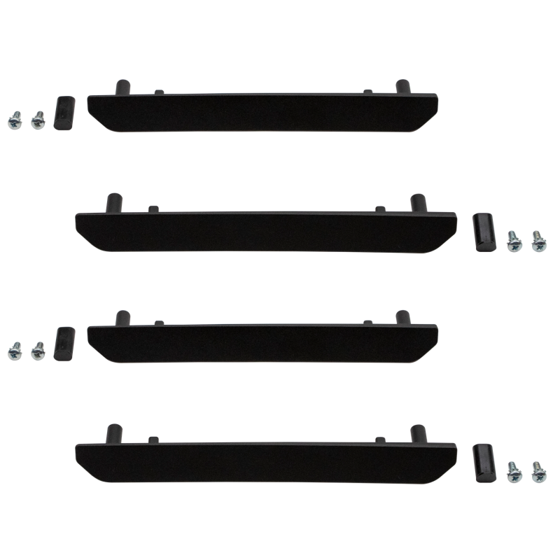 Wehrli 2020+ GMC 2500/3500HD Fender Flare Marker Light Delete Kit w/o Logo - Fine Texture Black - Black Ops Auto Works