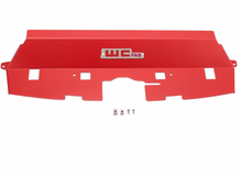 Load image into Gallery viewer, Wehrli WCF100546-BR Bengal Red fabricated aluminum radiator cover for 2013-2018 Cummins full view
