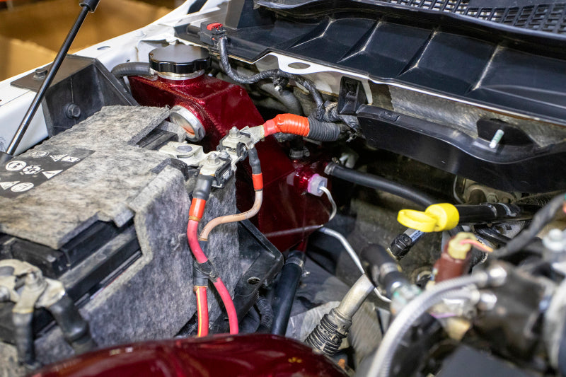 Coolant tank installed on 6.7L Cummins