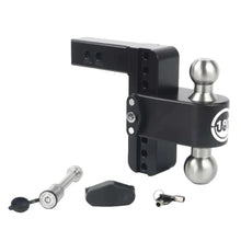 Load image into Gallery viewer, Weigh Safe 180 Hitch 6in Drop Hitch &amp; 2in Shank (10K/12.5K GTWR) w/WS05 - Black Cerakote - Weigh Safe LTB6-2-KA-CER-BLA