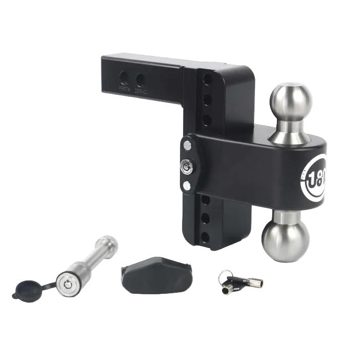 Weigh Safe Weigh Safe 180 Hitch 6in Drop Hitch & 2in Shank (10K/12.5K GTWR) w/WS05 - Black Cerakote