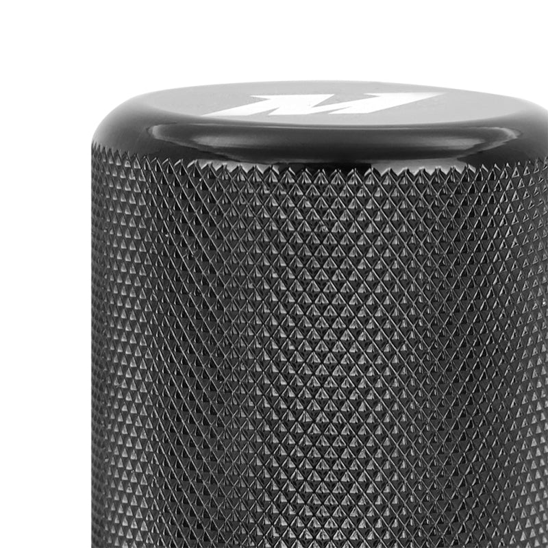 Mishimoto weighted manual shift knob XL black with deep knurled grip