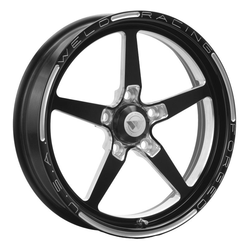 Weld Alumastar 1-Piece 17x4.5 / 5x4.75 BP / 2.25in. BS Black Wheel - Non-Beadlock - Black Ops Auto Works