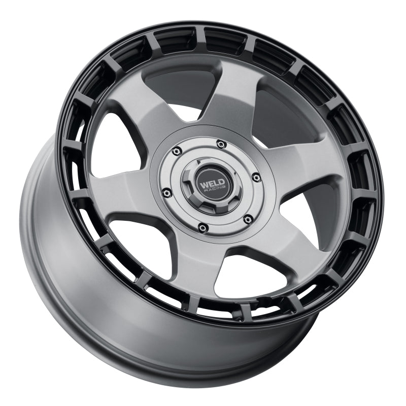 Weld Off-Road Ridge 20x9 ET0 Satin Gunmetal truck wheel with 125.1mm center bore