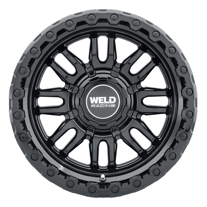 Weld Off-Road Swift 17x9 ET-12 Gloss Black off-road wheel with 78.1mm center bore