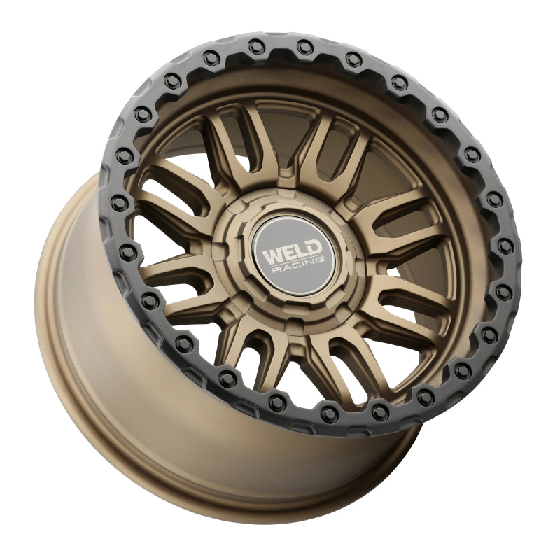 Weld Off-Road Swift 17x9 ET-12 Satin Bronze off-road wheel with 78.1mm center bore