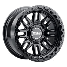 Load image into Gallery viewer, Weld Off-Road Swift 17x9in - 5x114.3 / 5x127 BP - ET-12 - 78.1mm CB - Gloss Black Wheel &amp; Ring - Weld W18479026450