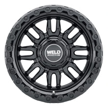 Load image into Gallery viewer, Weld Off-Road Swift 17x9in - 5x114.3 / 5x127 BP - ET-12 - 78.1mm CB - Gloss Black Wheel &amp; Ring - Weld W18479026450