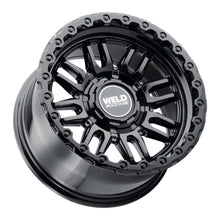 Load image into Gallery viewer, Weld Off-Road Swift 17x9in - 5x114.3 / 5x127 BP - ET-12 - 78.1mm CB - Gloss Black Wheel &amp; Ring - Weld W18479026450