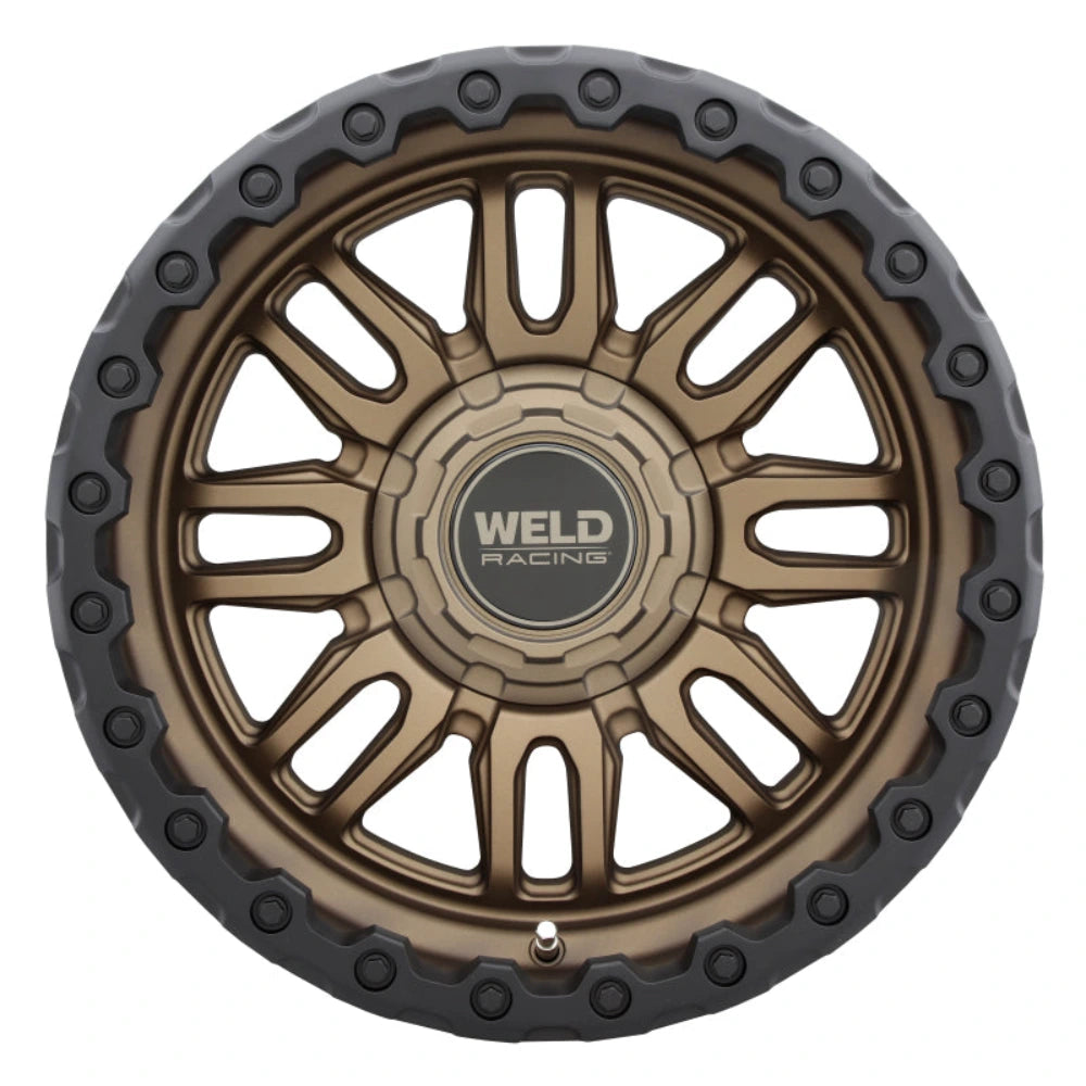 Weld Off-Road Swift 17x9in - 5x114.3 / 5x127 BP - ET-12 - 78.1mm CB- Satin Bronze Wheel & Black Ring - Weld W18079026450