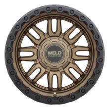 Load image into Gallery viewer, Weld Off-Road Swift 17x9in - 5x114.3 / 5x127 BP - ET-12 - 78.1mm CB- Satin Bronze Wheel &amp; Black Ring - Weld W18079026450
