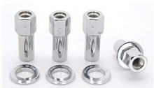 Load image into Gallery viewer, Weld Open End Lug Nuts w/ Centered Washers 1/2in. RH - 4pk. - Black Ops Auto Works