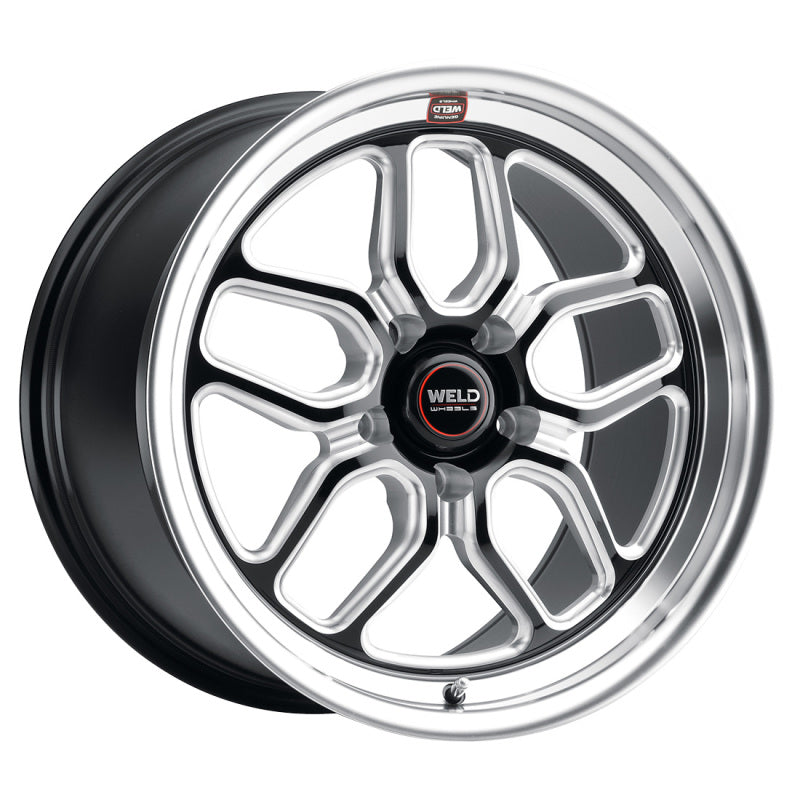 Weld Racing Laguna Bead Lock 18x9 wheel with 5x114.3 bolt pattern and Gloss Black MIL finish