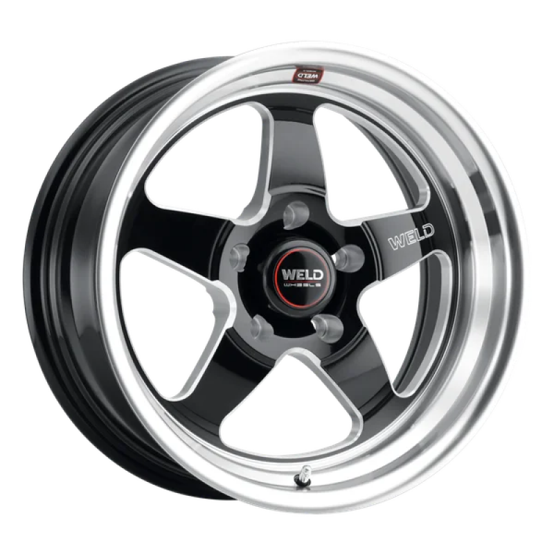 Weld Racing S155 Ventura 18 by 11 gloss black milled wheel